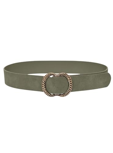 PIECES Pcnikka Suede Jeans Belt cintura donna verde
