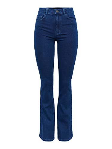 Pieces Pcpeggy Flared HW jeans svasati taglia S