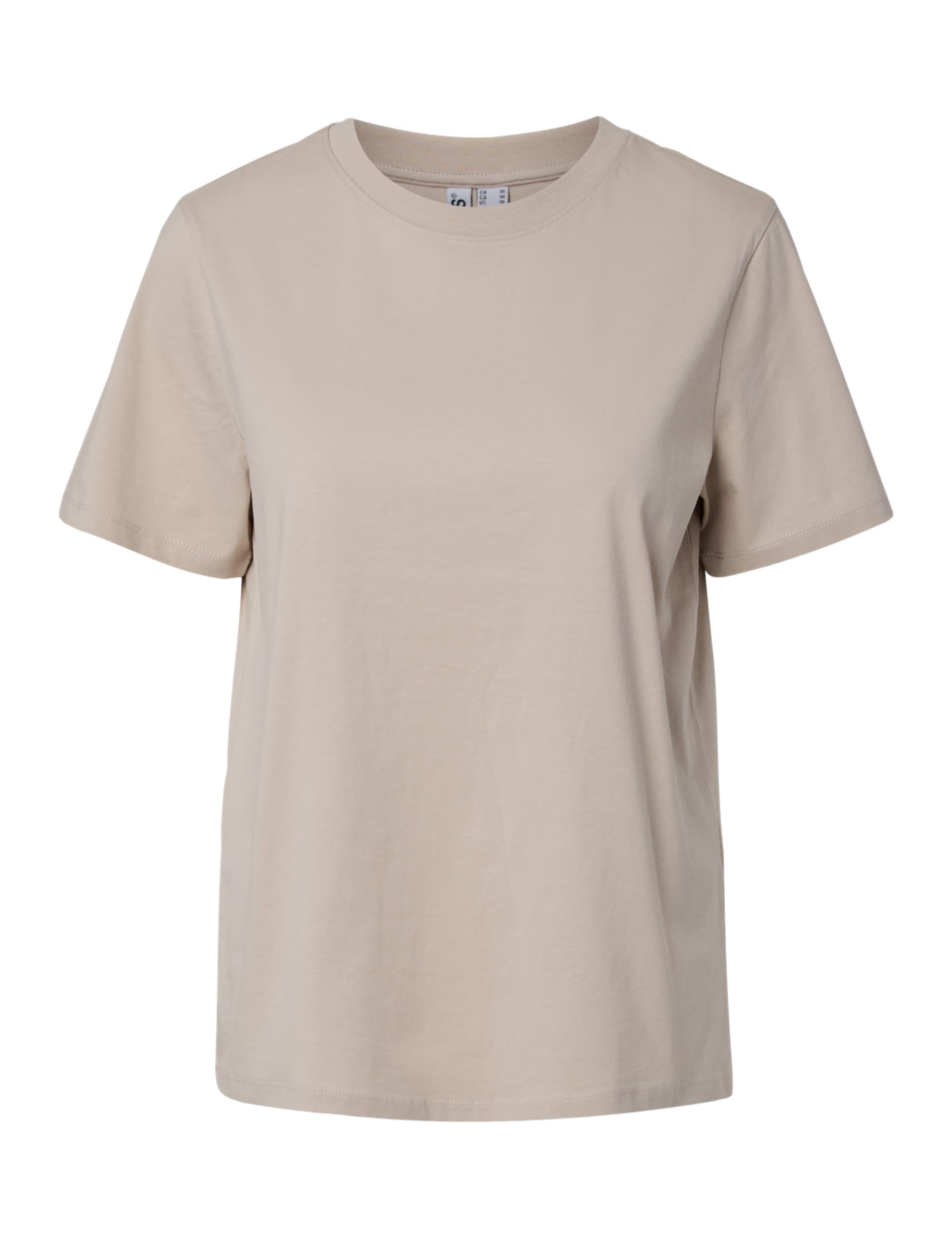 Pieces PcRia t-shirt grigio melange cotone