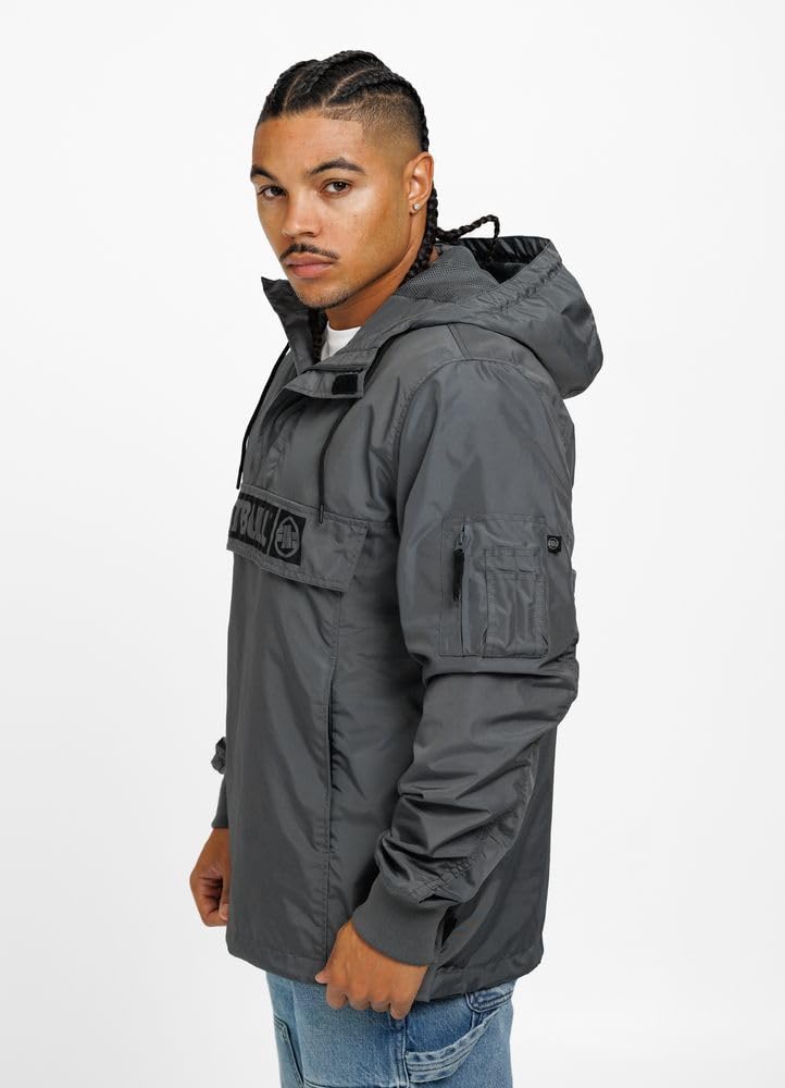 Pit Bull West Coast Loring giacca uomo grigia XL antivento