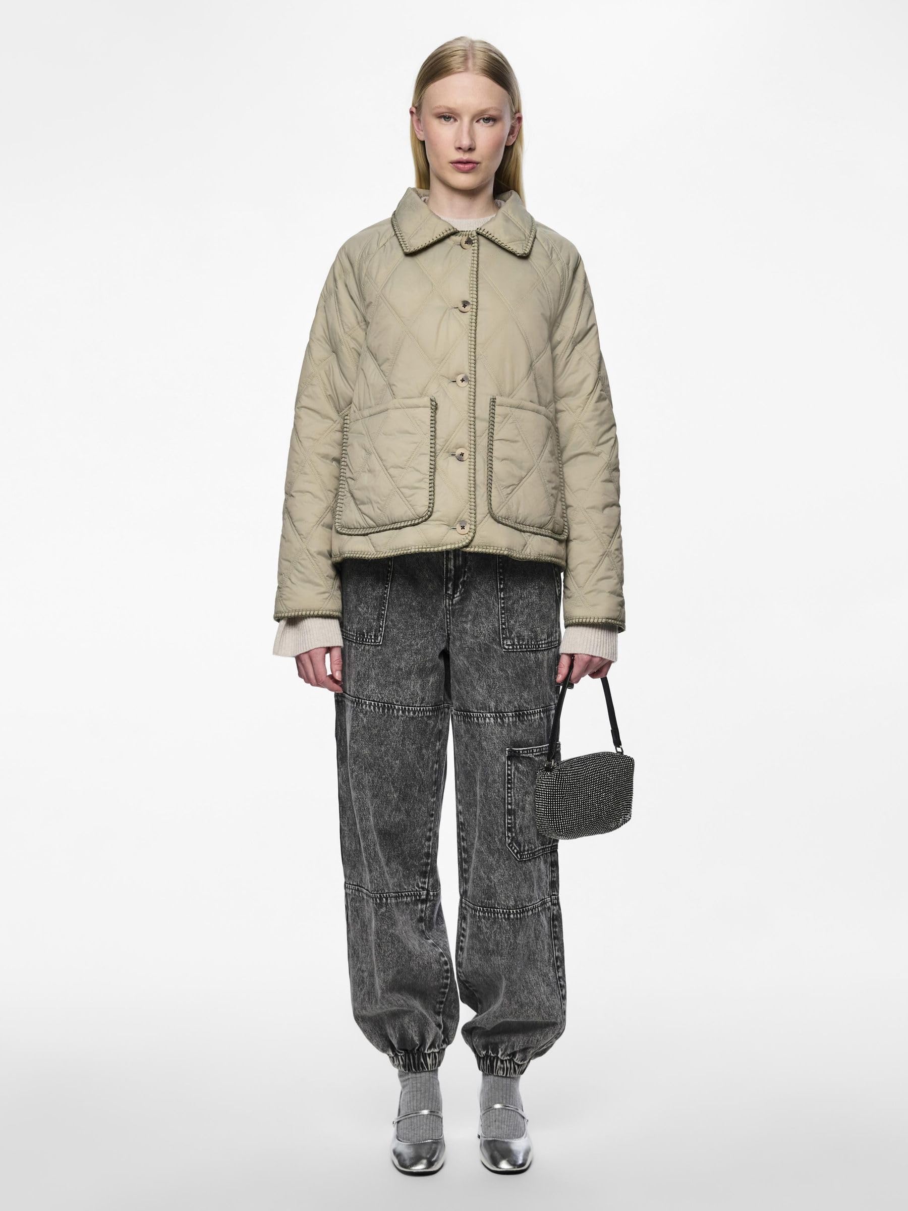 Pieces Pcnaima Quilted Detail Jacket giacca trapuntata S