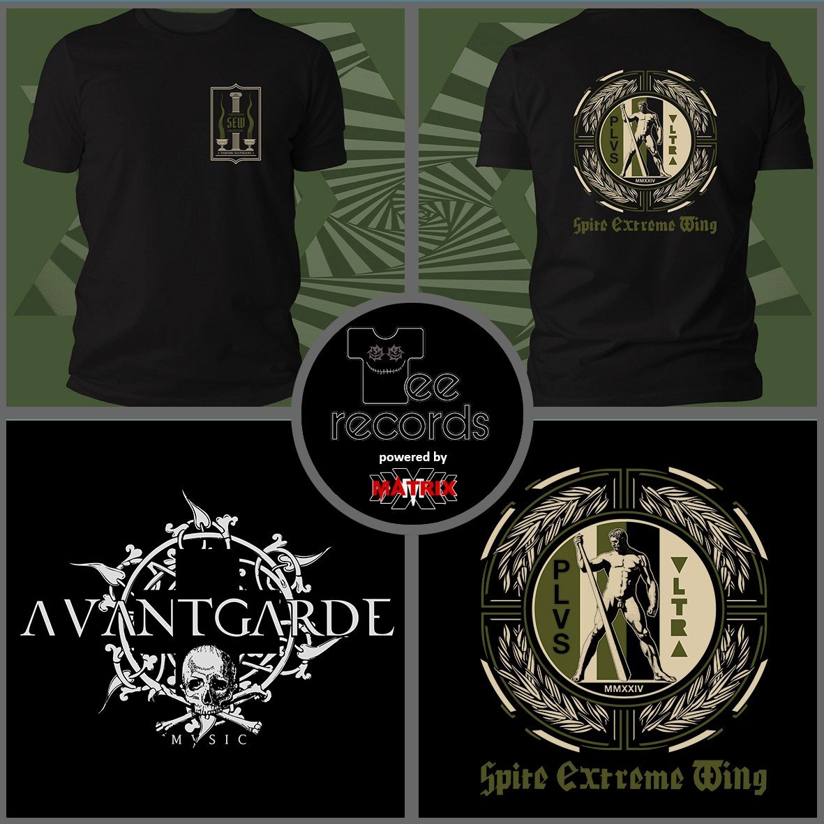 Matrix Music Store Spite Extreme Wing Plvs Vltra maglietta organico