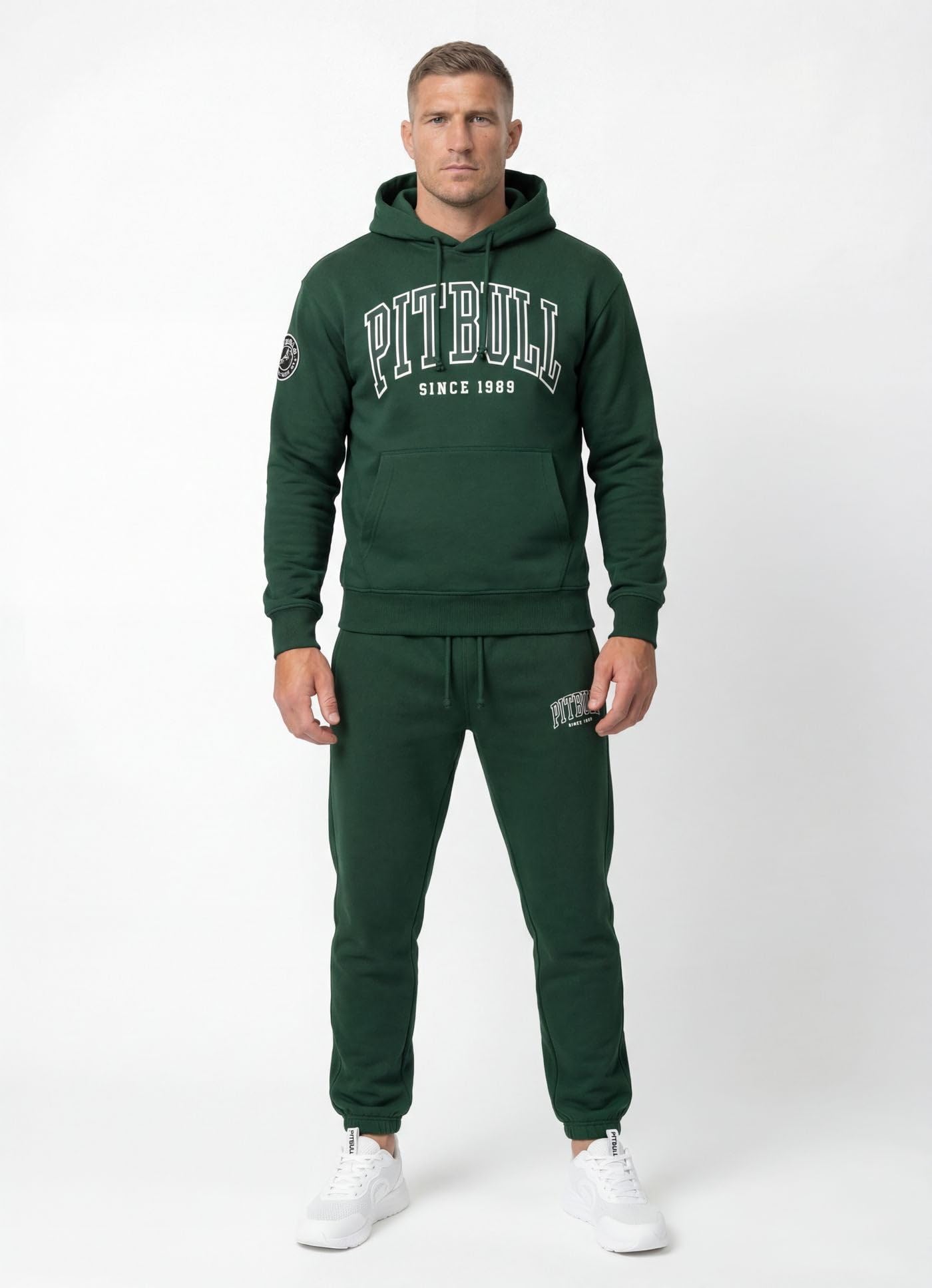 Pitbull Badger felpa uomo con cappuccio loose