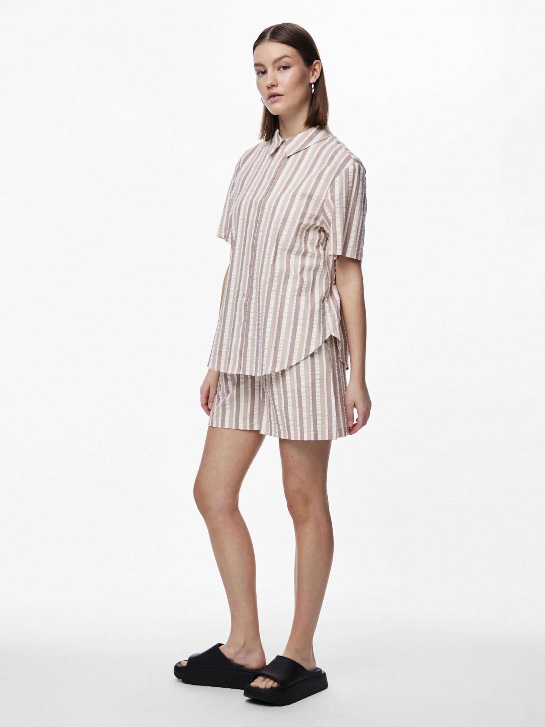 Pieces PCAITLYN camicia maniche corte XL