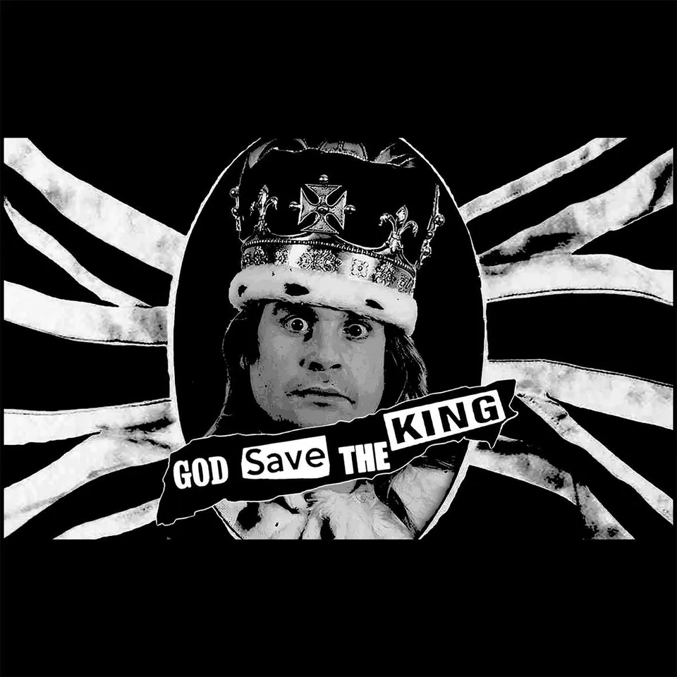 Matrix Music Store Rex God Save The King maglietta cotone unisex