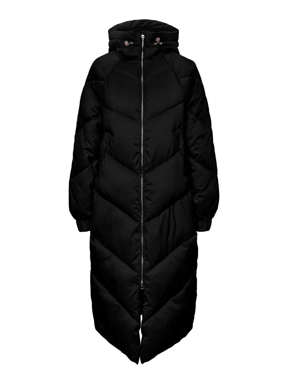 PIECES Pcnocelyn piumino donna nero taglia L trapuntato