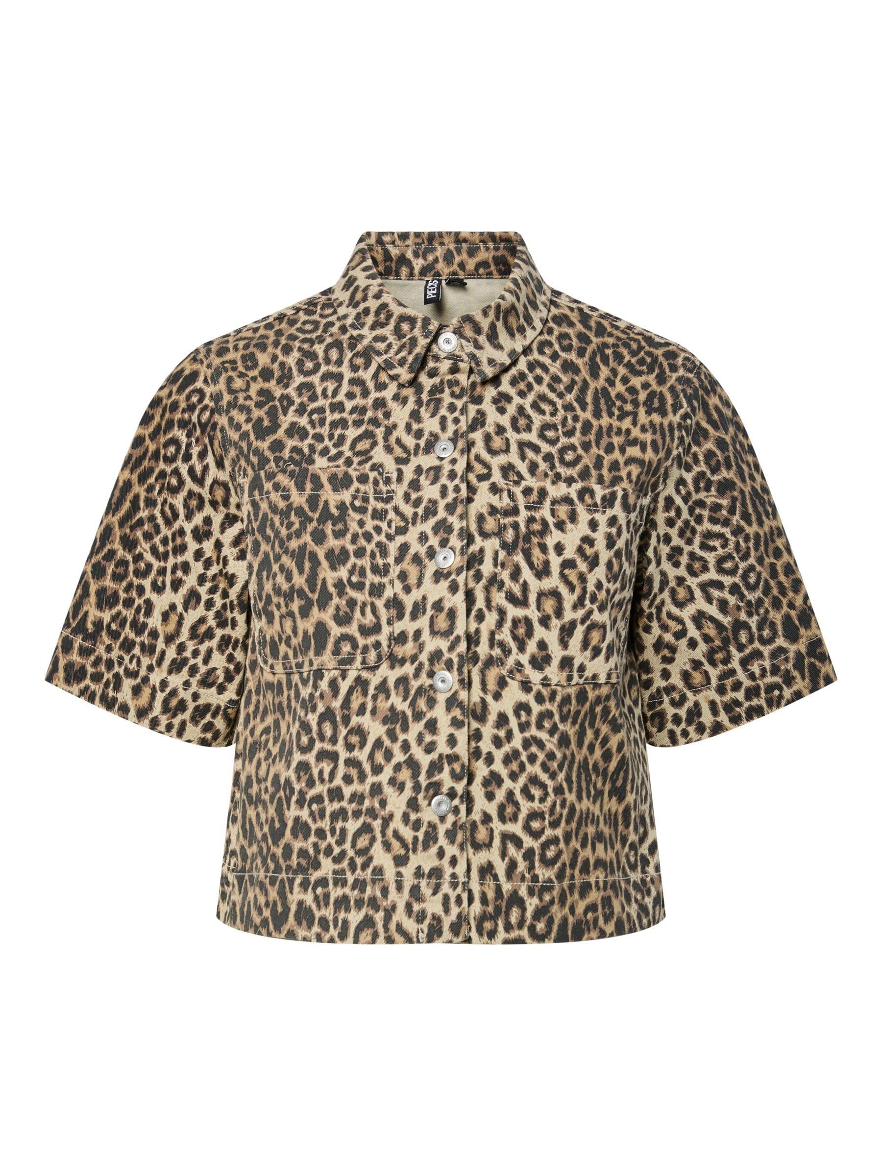 Pieces Pcsalume camicia donna maniche corte cotone