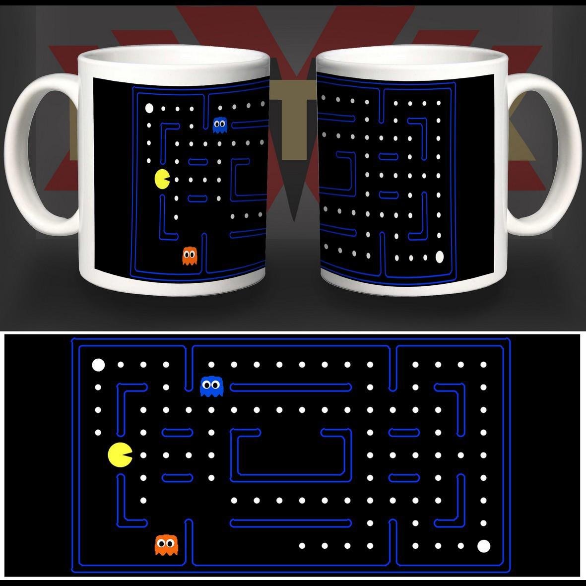 Matrix Vintage Videogame Pacman tazza ceramica