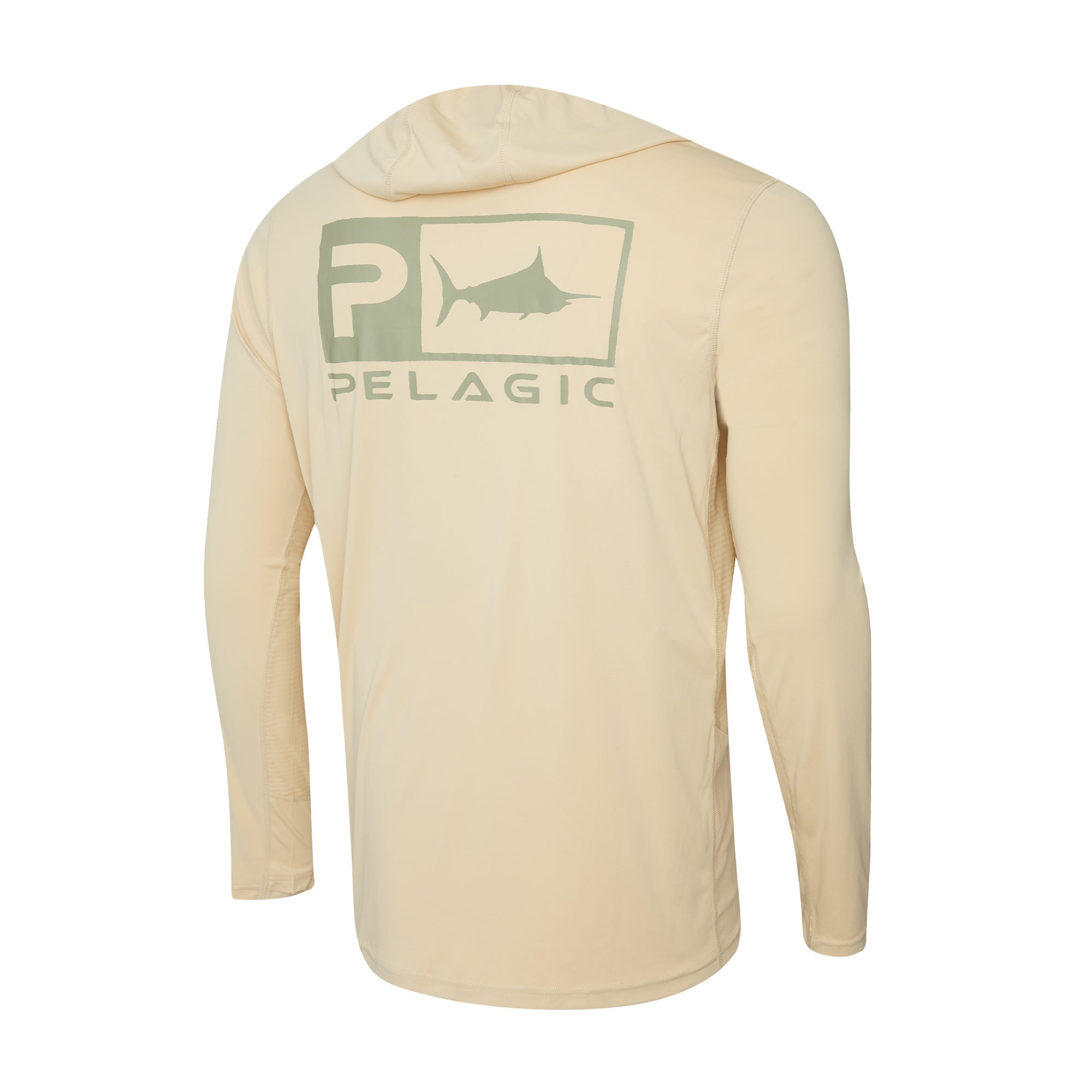 PELAGIC Vaportek Rusted Icon felpa sabbia UPF 50+