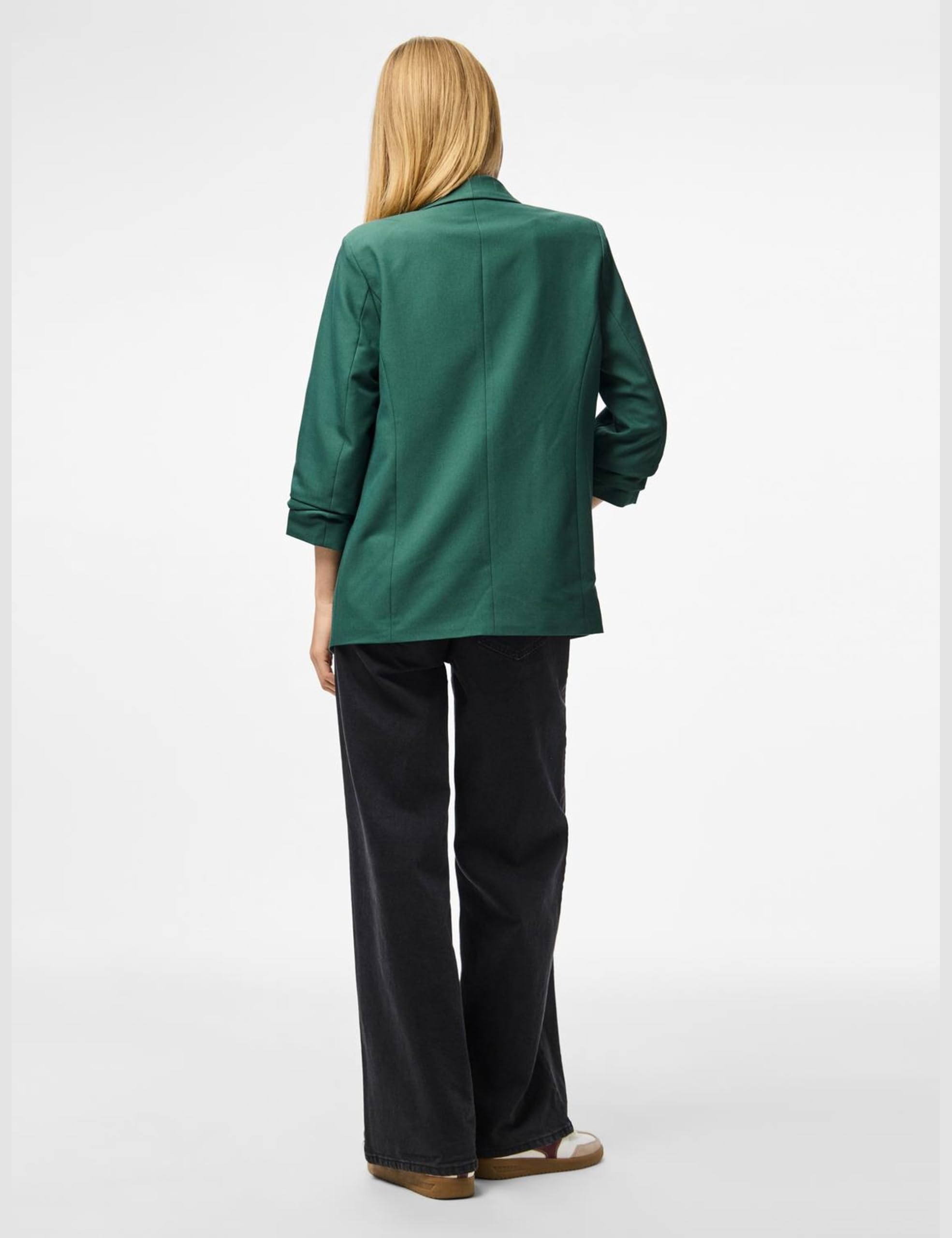 Pieces Pcbosella blazer donna trekking green monopetto classico
