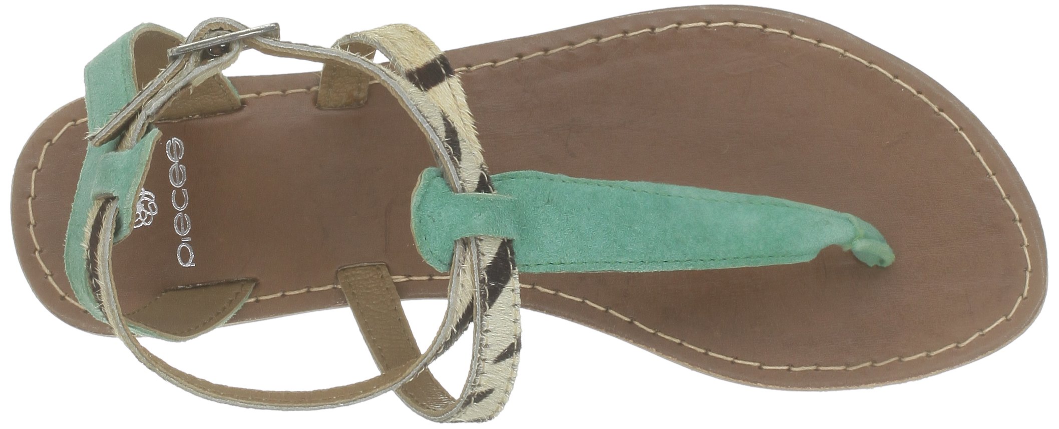 Pieces Cathie sandali donna pelle menta