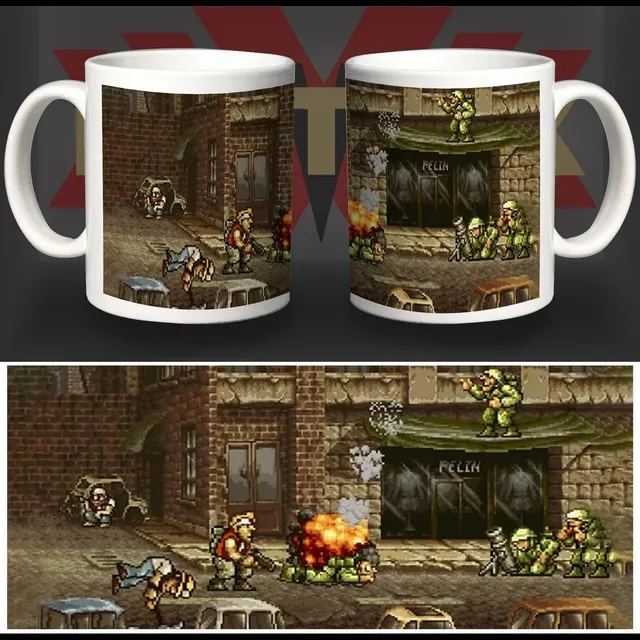Matrix Music Store Vintage Videogame Metal Slug tazza ceramica