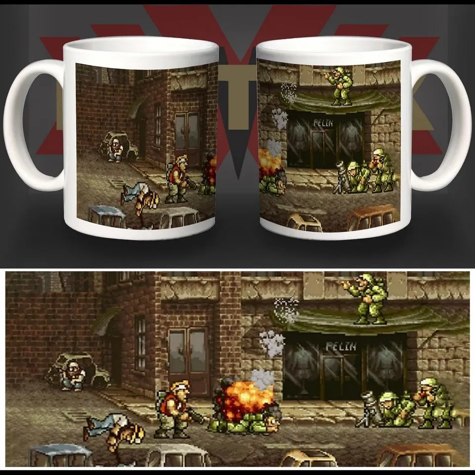 Matrix Music Store Vintage Videogame Metal Slug tazza ceramica
