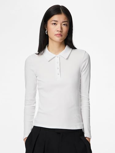 Pieces Pckitte LS Polo Top Jrs Noos polo donna taglia M