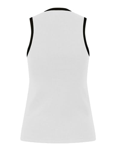 Pieces Pcmay canotta bianca XS stile boxer