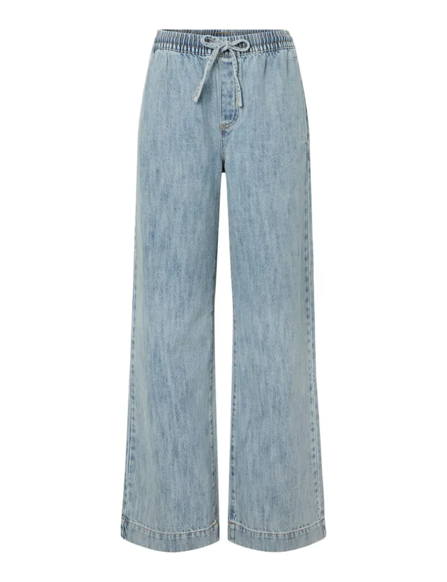 Pieces Pcgeggo MW Pull Up jeans donna 36 elasticizzati