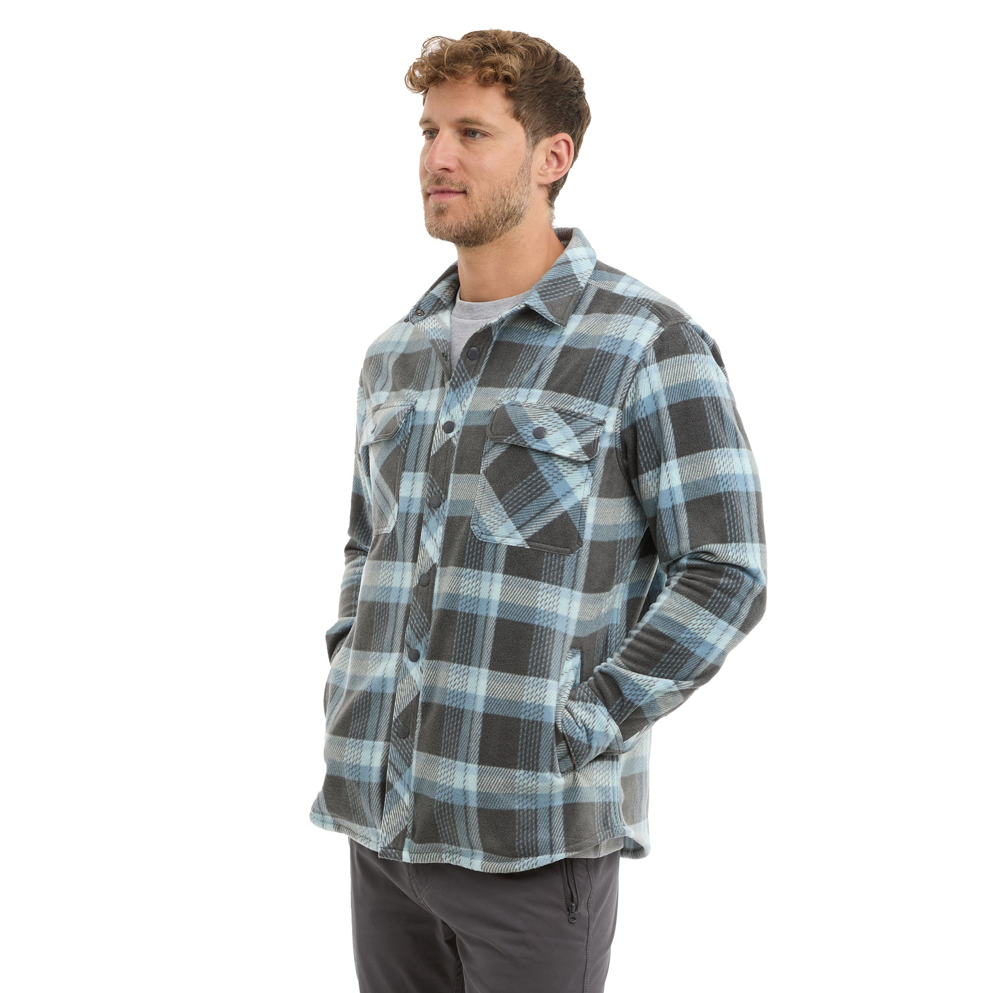 Pelagic Keeper Camicia Pile Uomo Graphite in poliestere