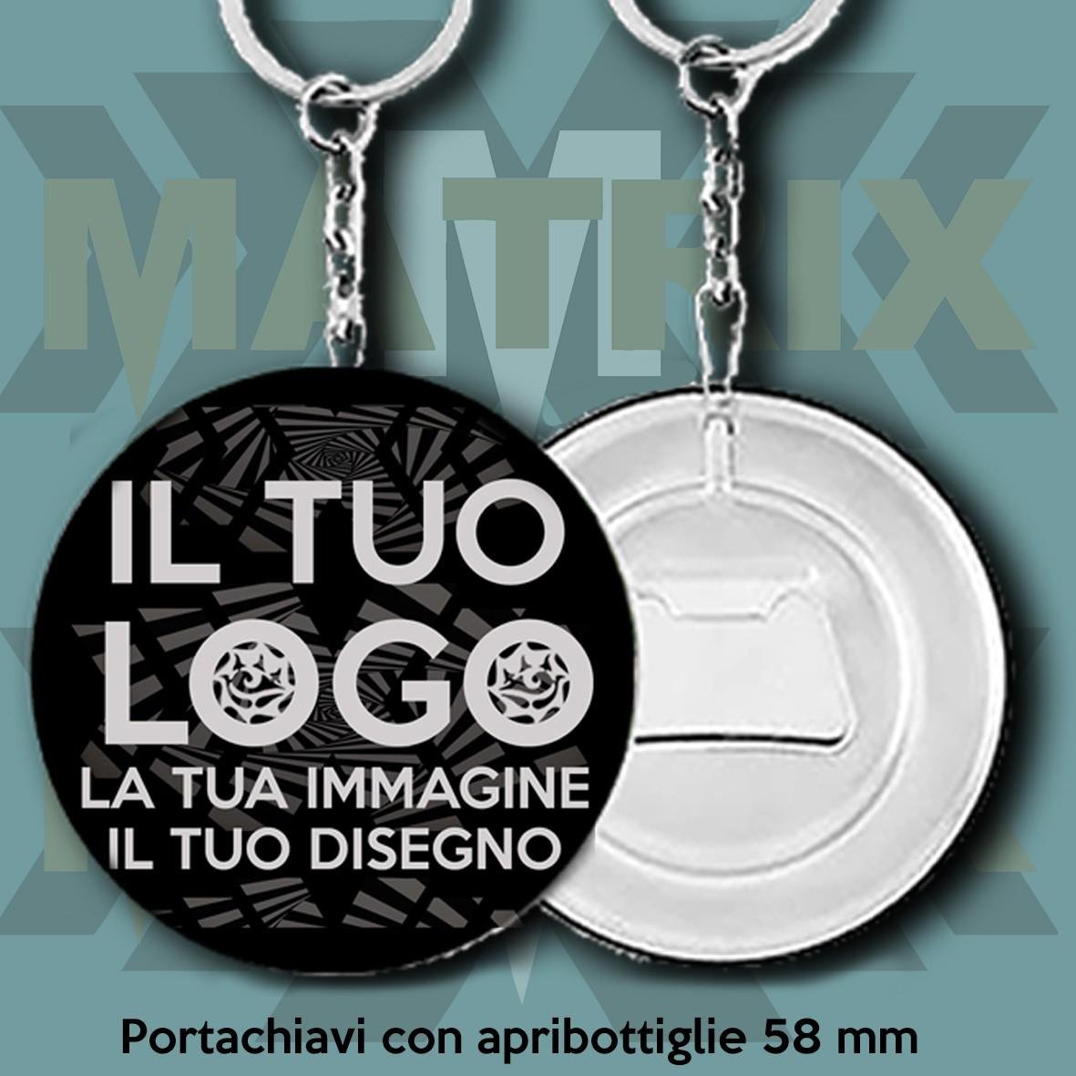 Matrix Portachiavi Apribottiglie personalizzato