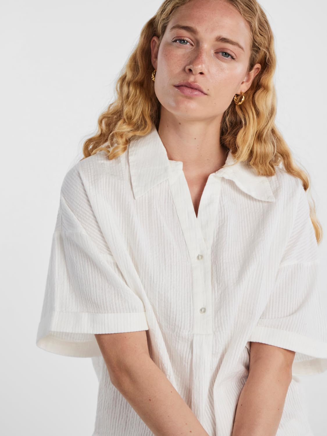 Pieces Pckiana SS Shirt camicia paradise green L