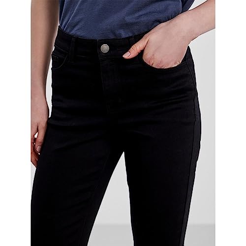 Pieces Pctalia MW Black Skinny jeans neri XL 30L
