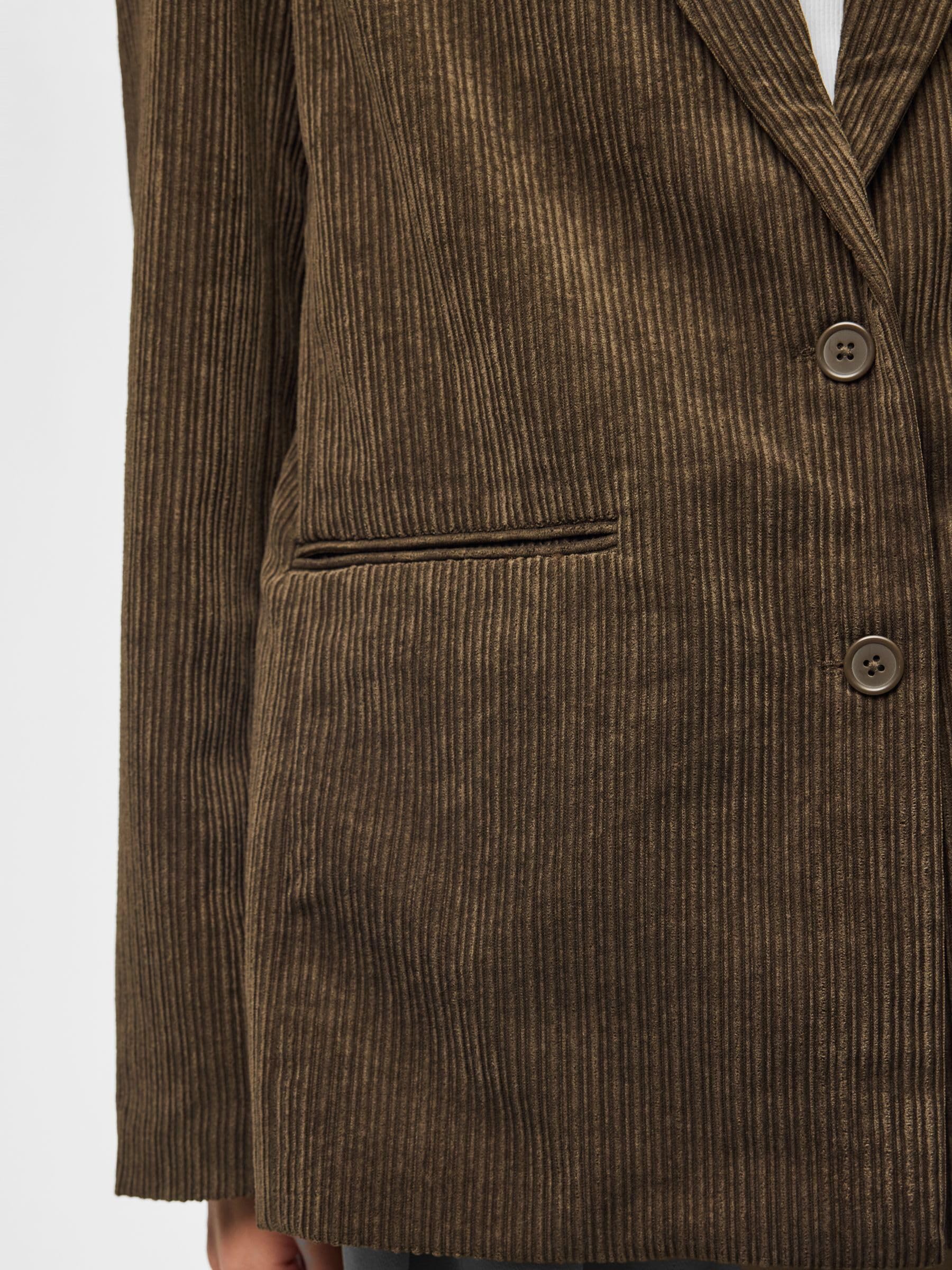 Pieces Pcaudre Cord Loose blazer donna S velluto a coste