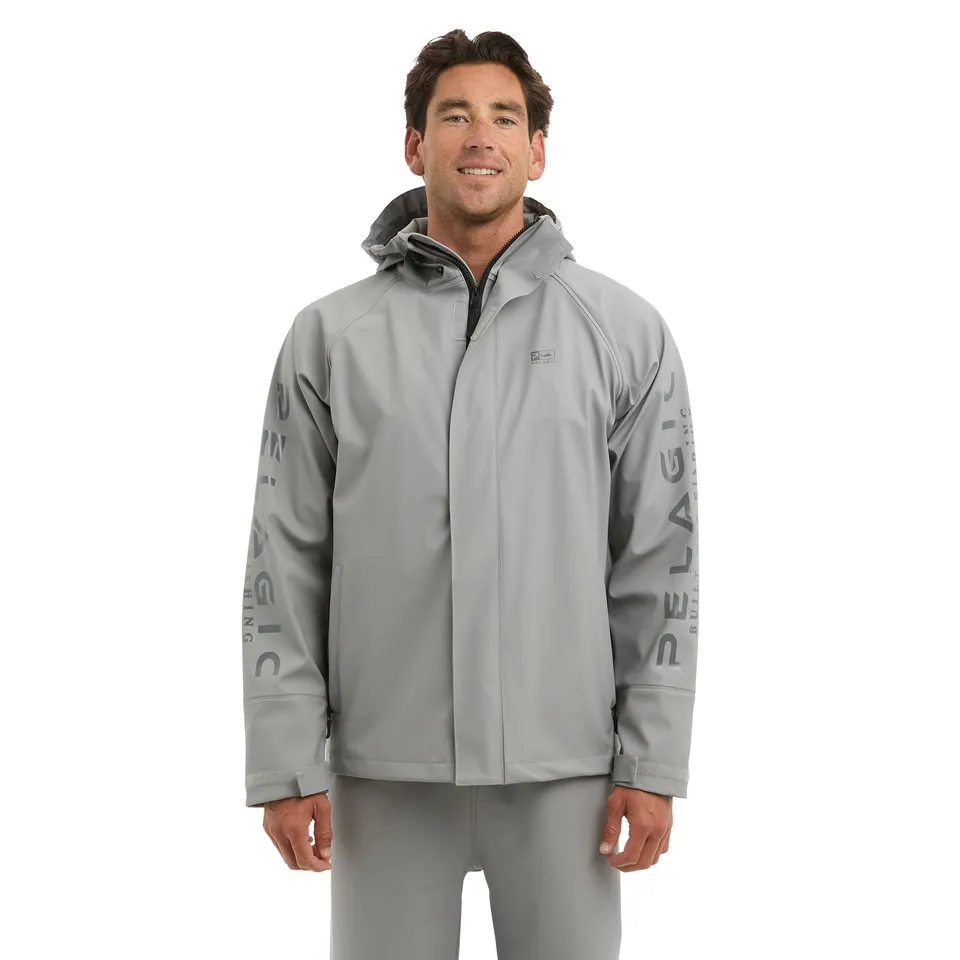 Pelagic Torrent giacca antipioggia uomo grigia