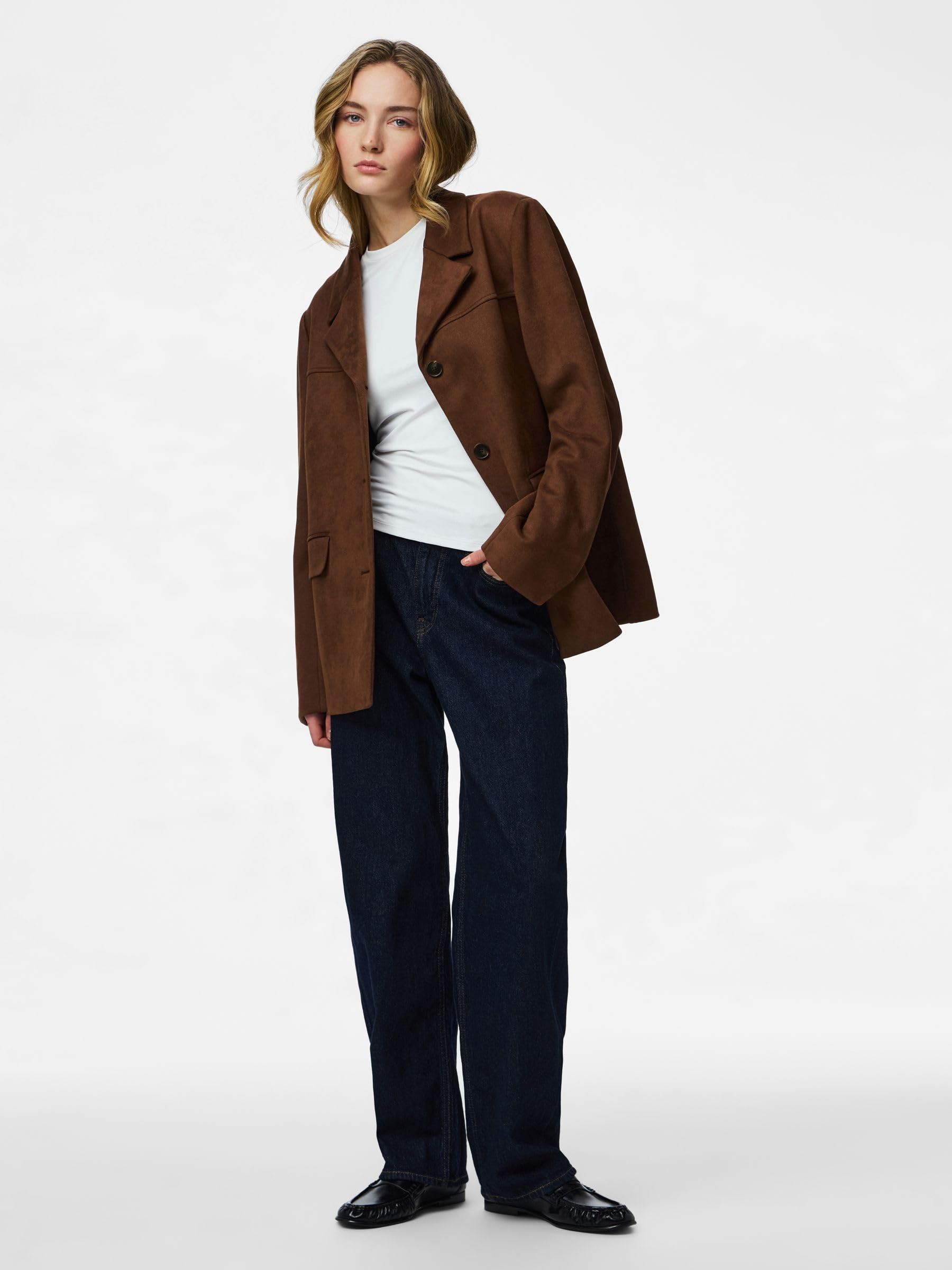 Pieces Pcrakel Brushed Outerwear Blazer Donna M Comodo