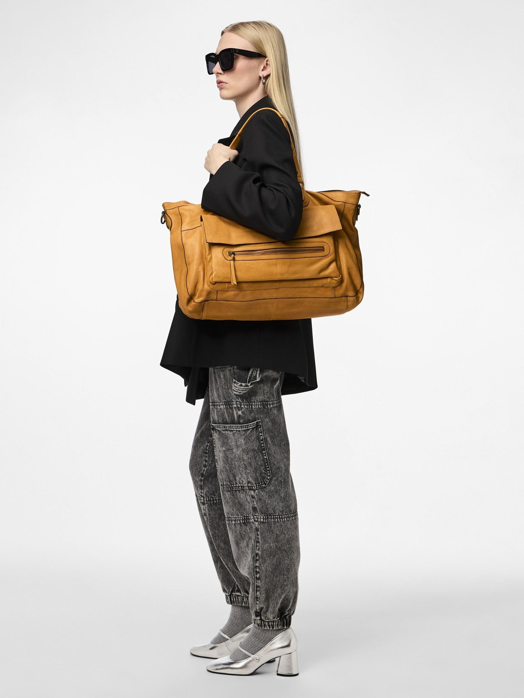 Pieces Totally Royal Leather Travel Bag 13 borsa pelle