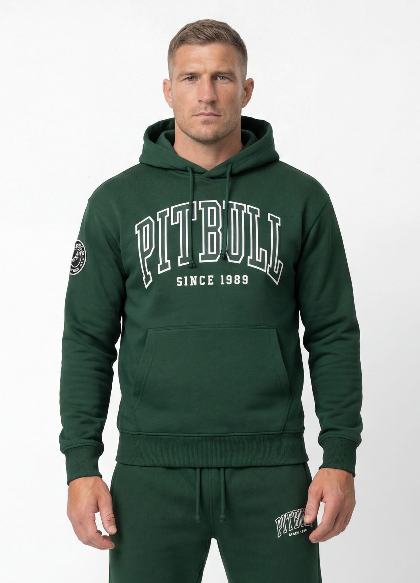 Pitbull Badger felpa uomo con cappuccio loose
