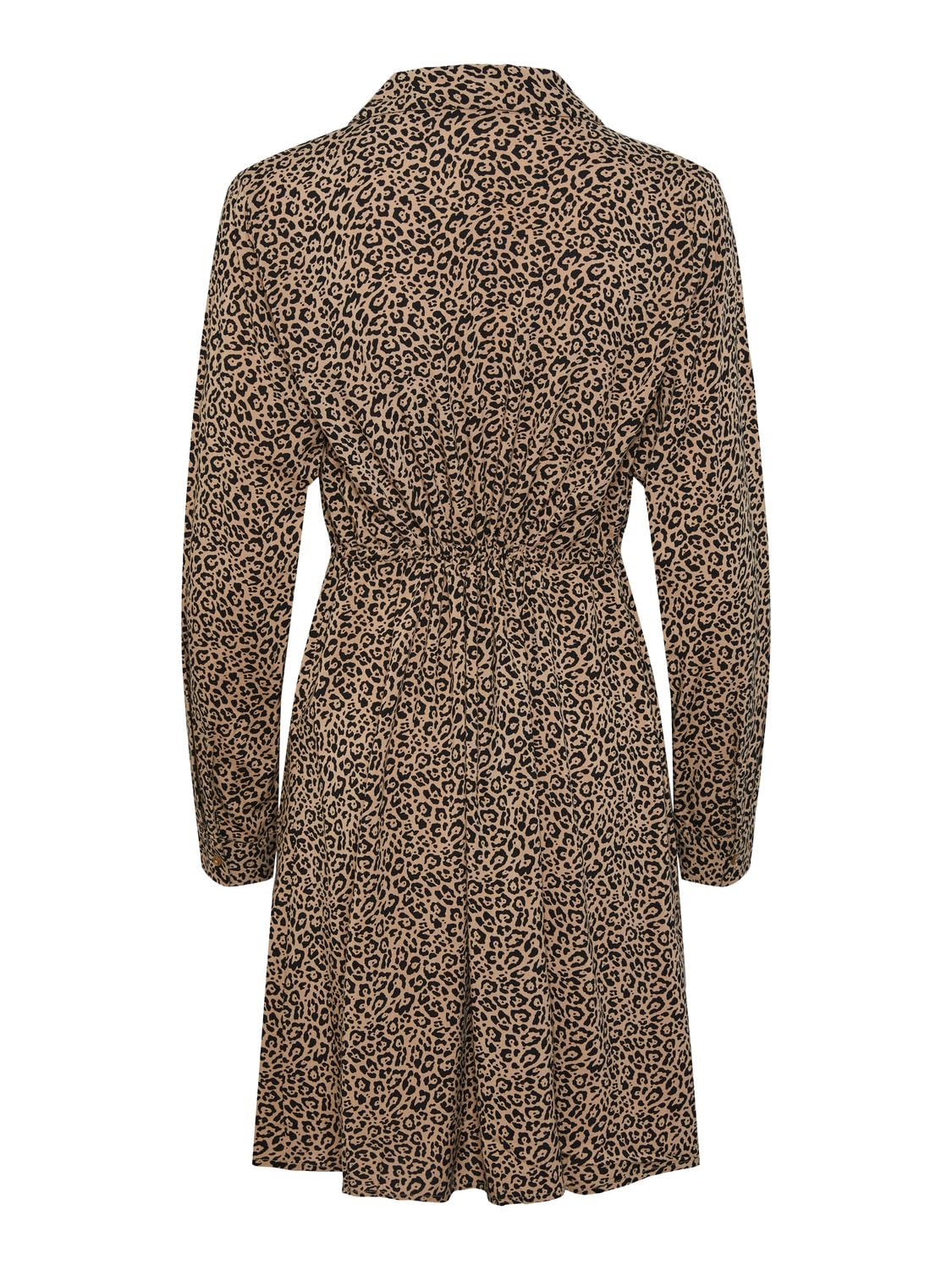 Pieces Pcnova LS Tie Vestito Donna Silver Mink Leone