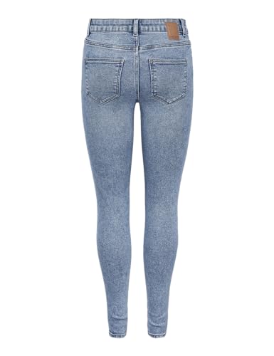 Pieces Pcdana Lb302 Noos jeans skinny donna vita media