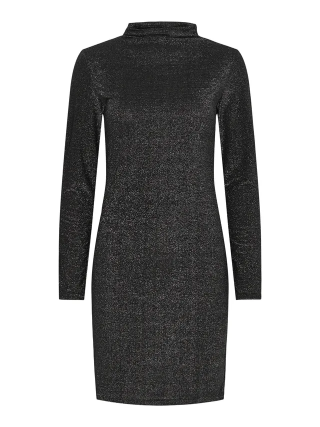 Pieces Pcmonica LS Glitter Dress Noos vestito donna taglia M