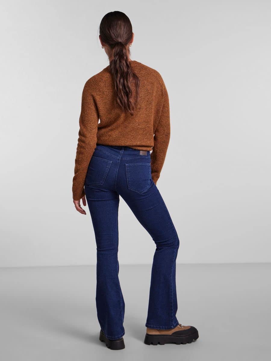 Pieces Pcpeggy Flared HW jeans svasati taglia S