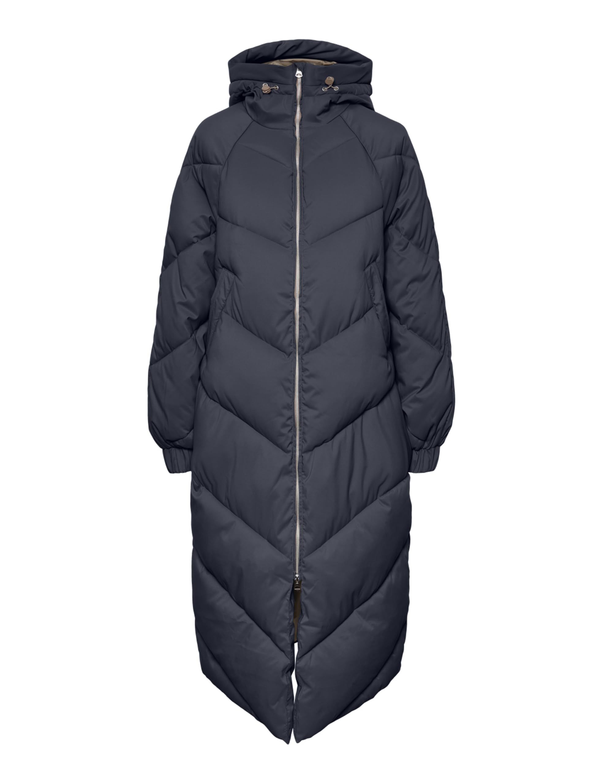 PIECES Pcnocelyn piumino donna nero taglia L trapuntato