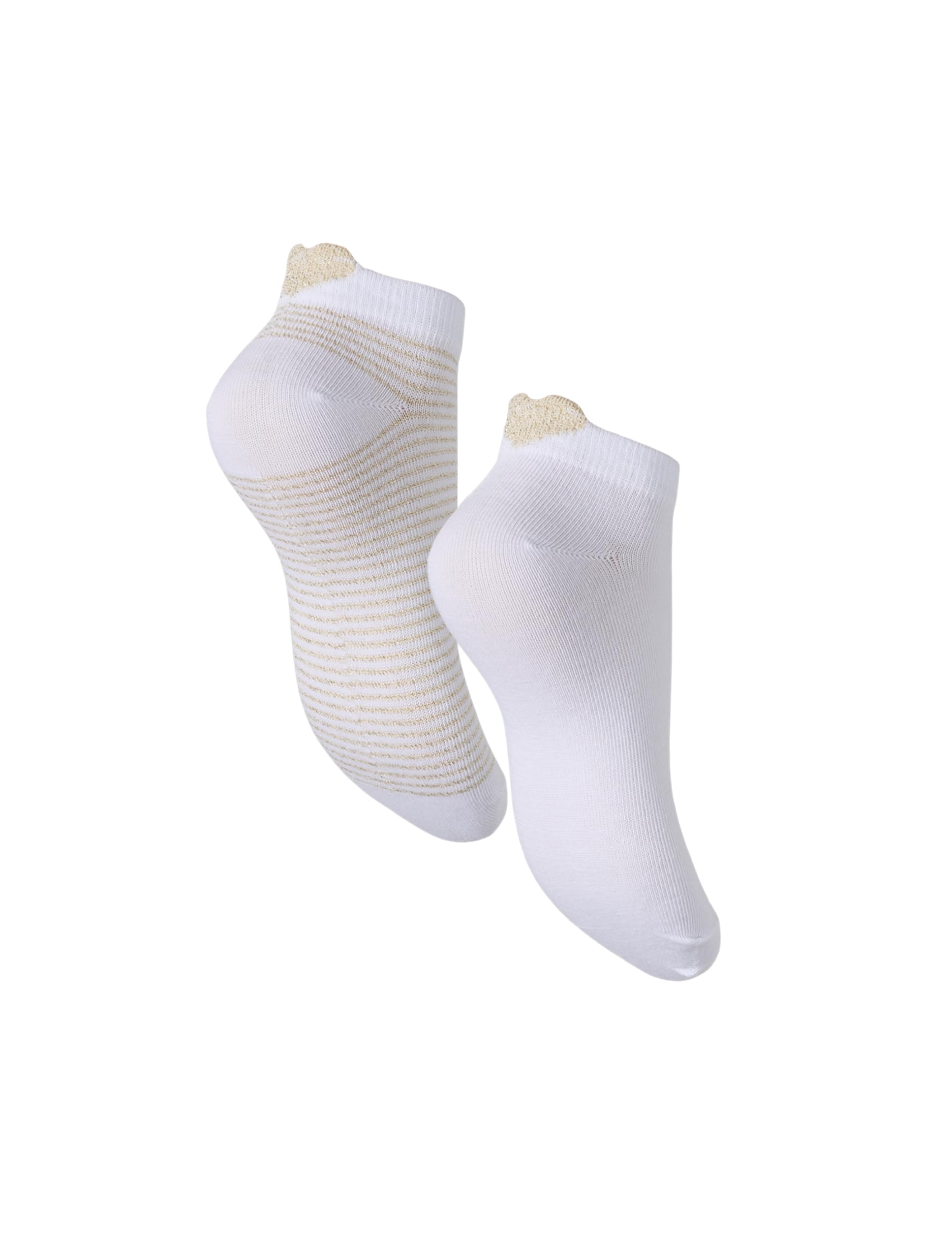 Pieces Pclaura Ankle Socks calzini bianco 2 pezzi uso quotidiano