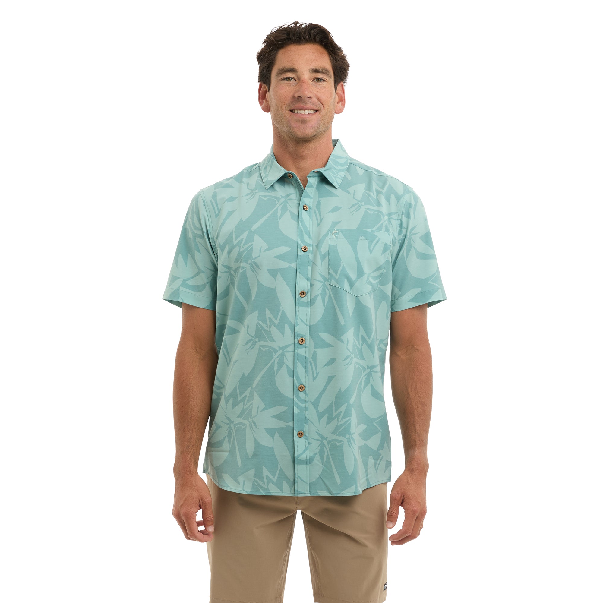 Pelagic Topshot camicia uomo salvia protezione UV