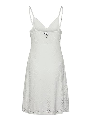 Pieces & Peace Pcluca Strap Dress vestito S Cloud Dancer spalline