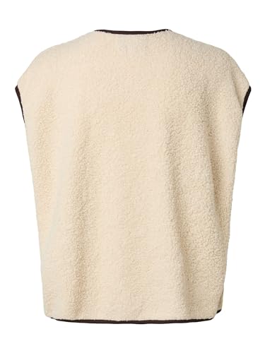Pieces Katty Teddy gilet smanicato donna taglia M