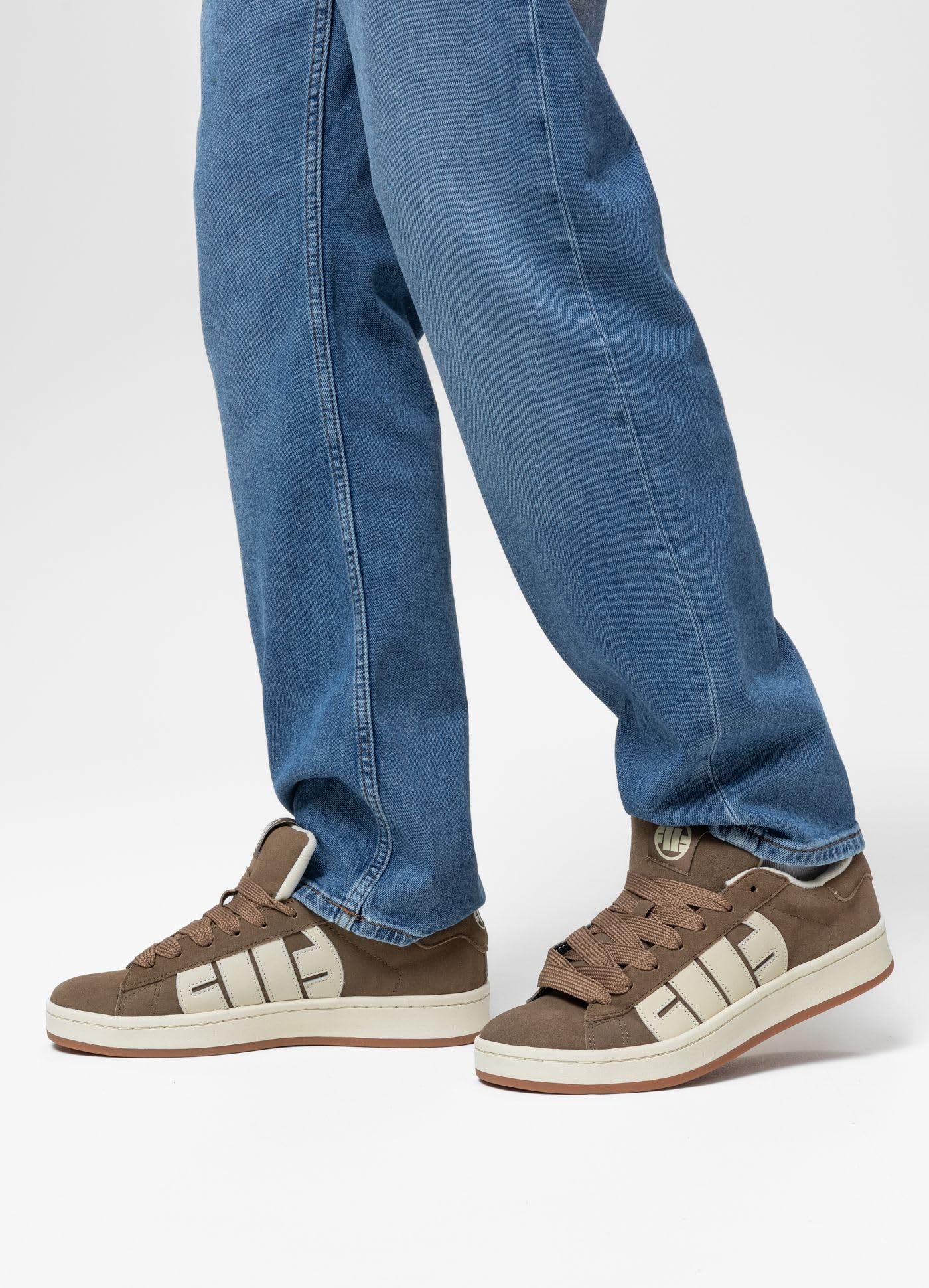 Pitbull Walker Logo sneakers uomo in camoscio