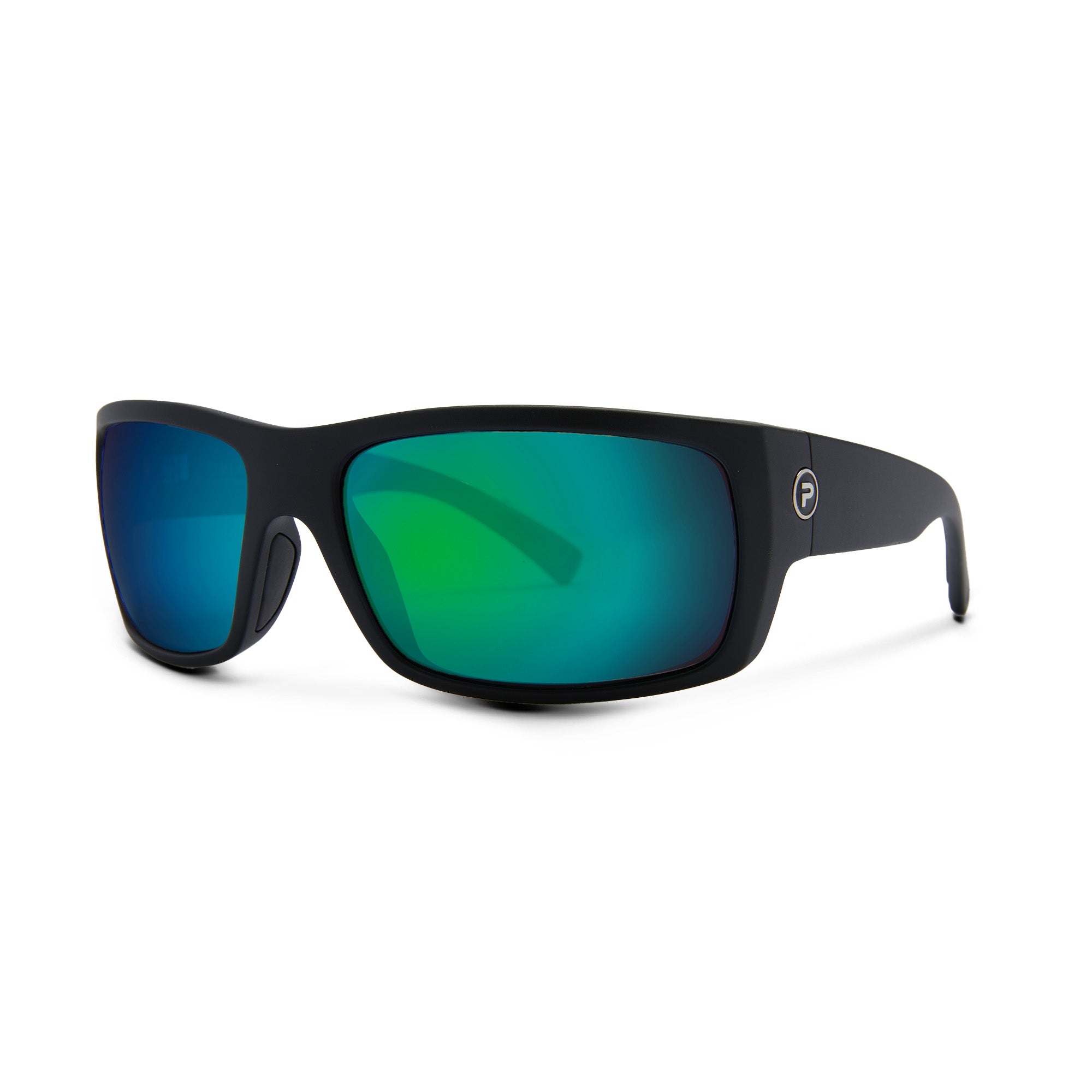 Pelagic Fish Whistle occhiali da sole nero-verde polarizzati