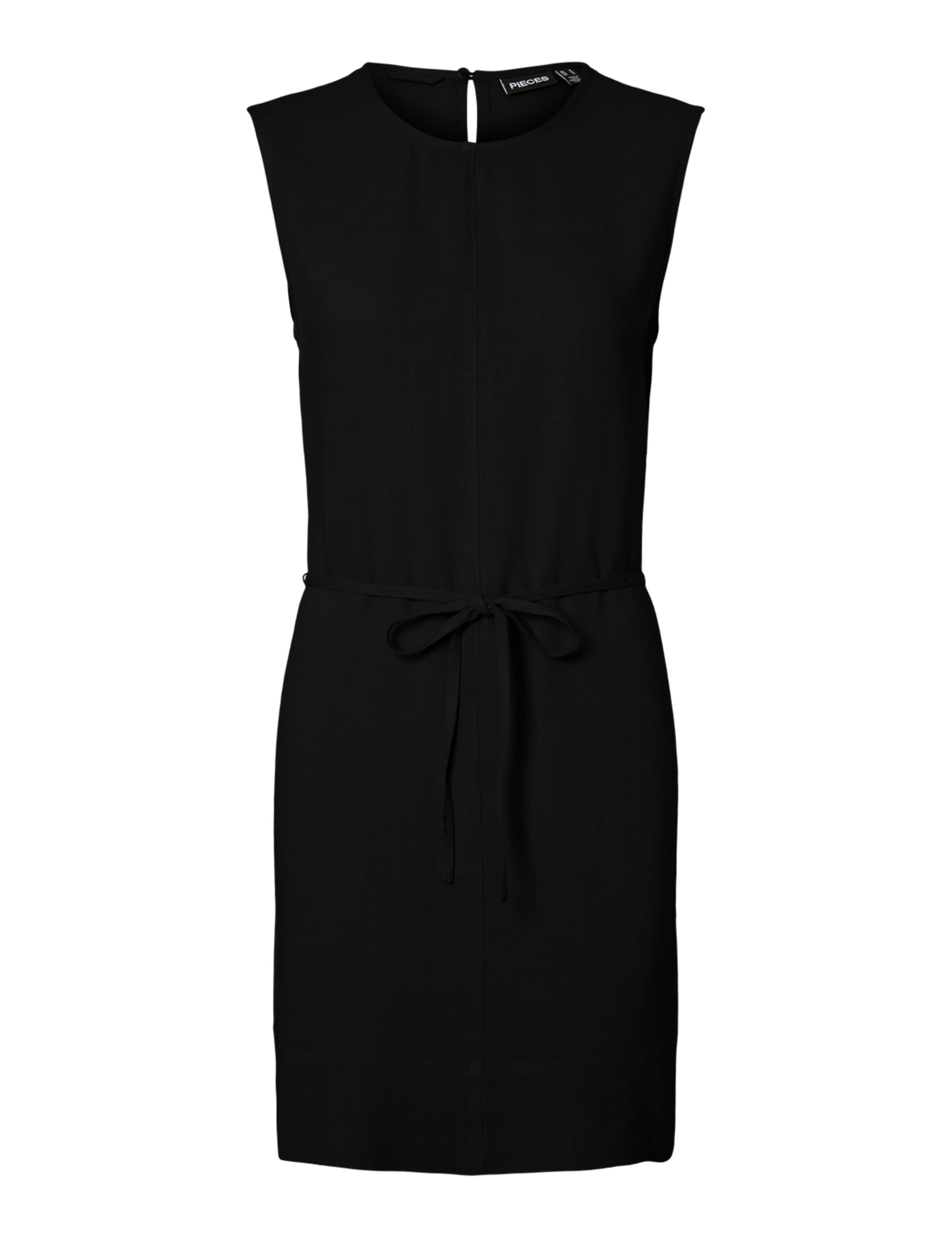 Pieces Pcvinsty SL Dress abito donna nero uso quotidiano