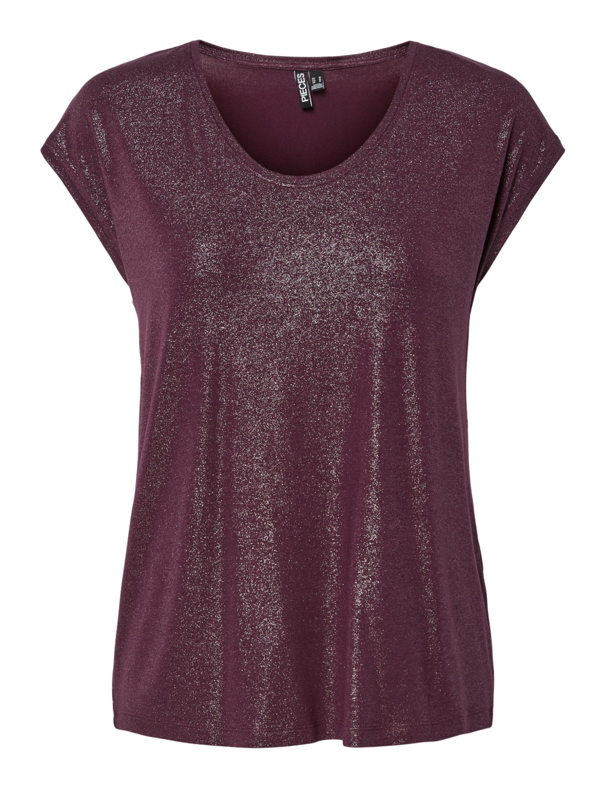 Pieces Pcalice Glitter Tee t-shirt donna manica corta