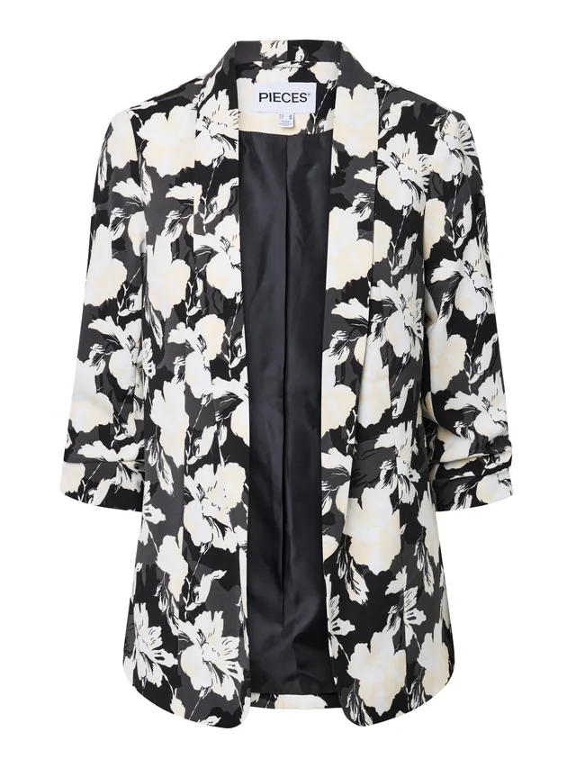 Pieces Pcbosella blazer donna stampato manica 3/4