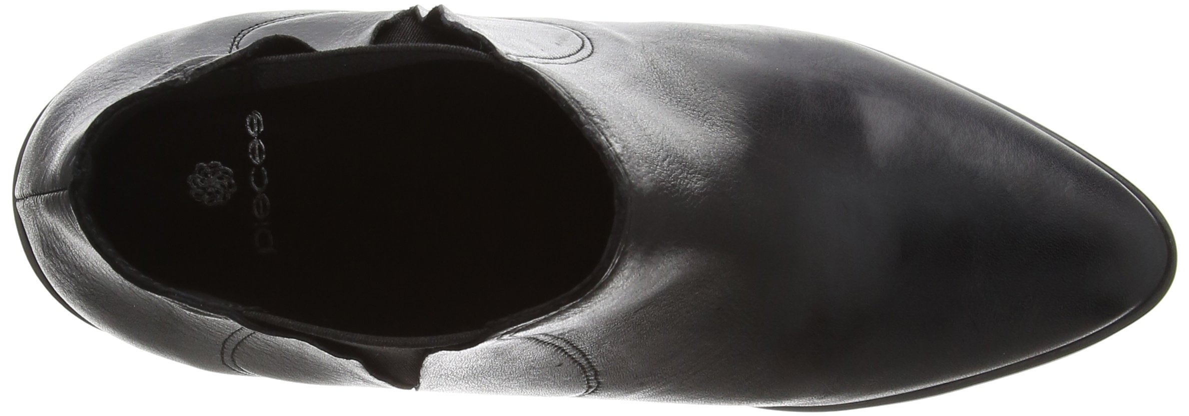 Pieces Psumiko Leather Boot stivali donna 37 neri in pelle