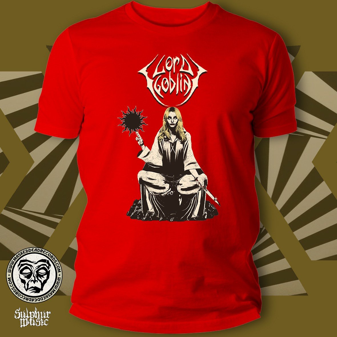 Matrix Music Store Lord Goblin Blood Sun t-shirt cotone organico