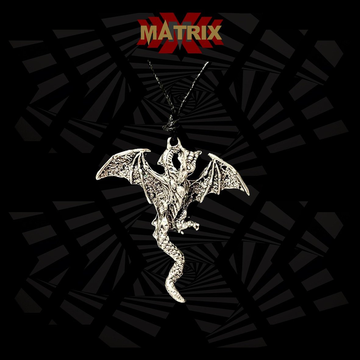 Matrix Music Store Dragon ciondolo zamac con cordino
