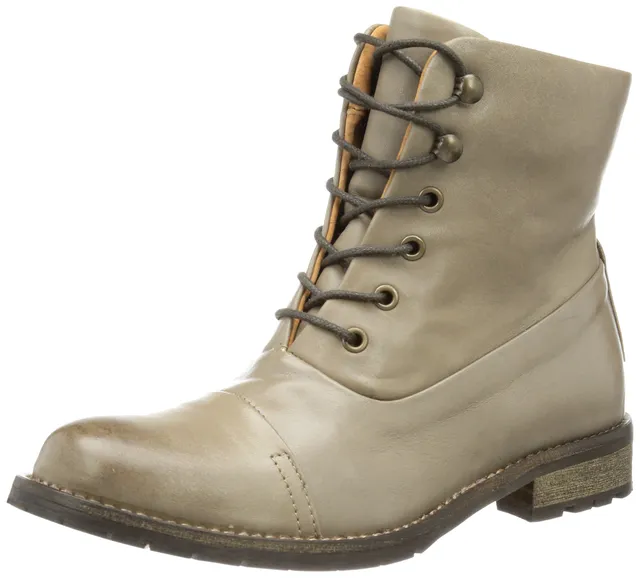 Pieces Senida Leather Boot LT Sand scarpe barca donna pelle