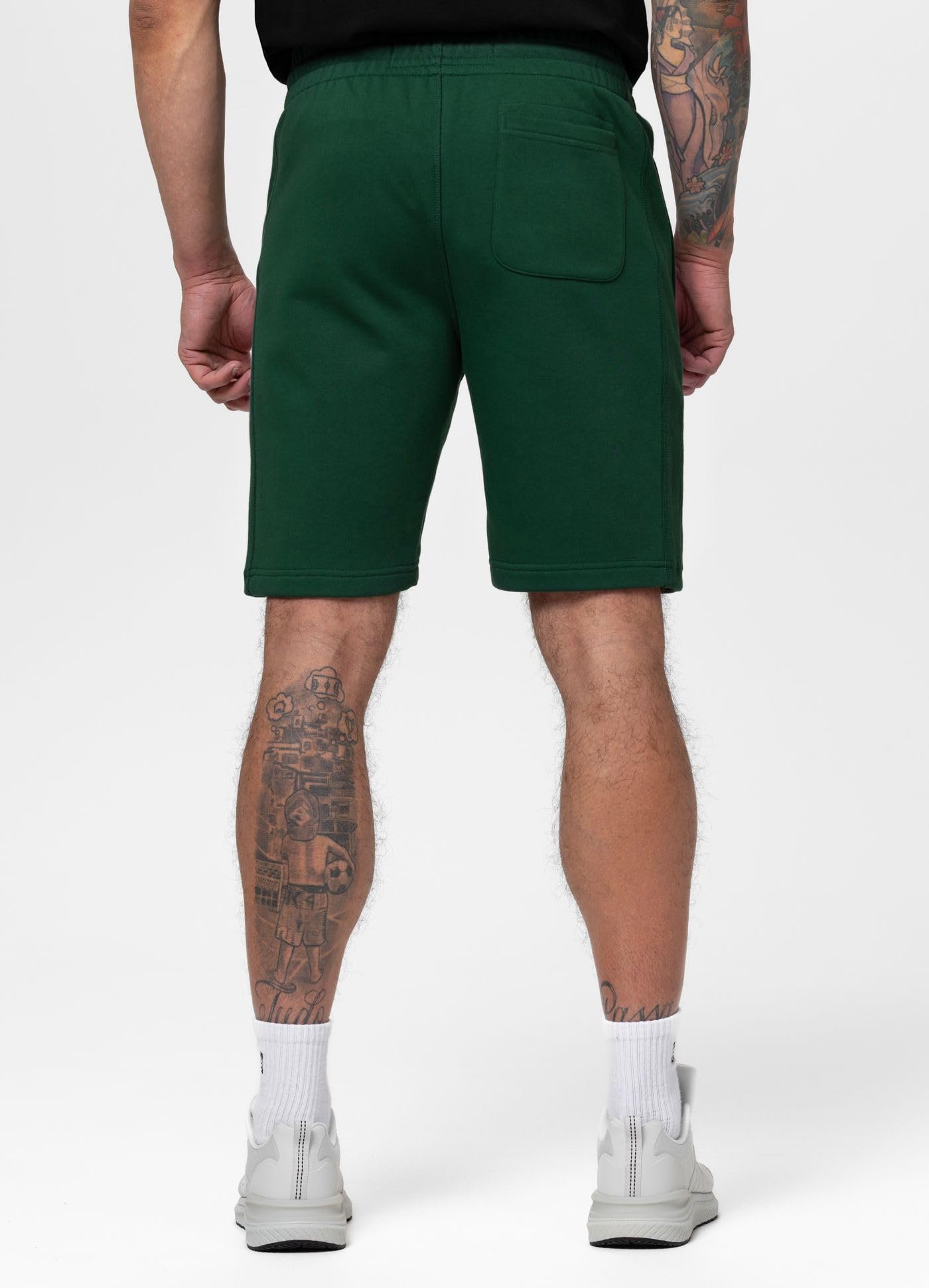 Pitbull Badger pantaloncini uomo cotone regular fit con zip