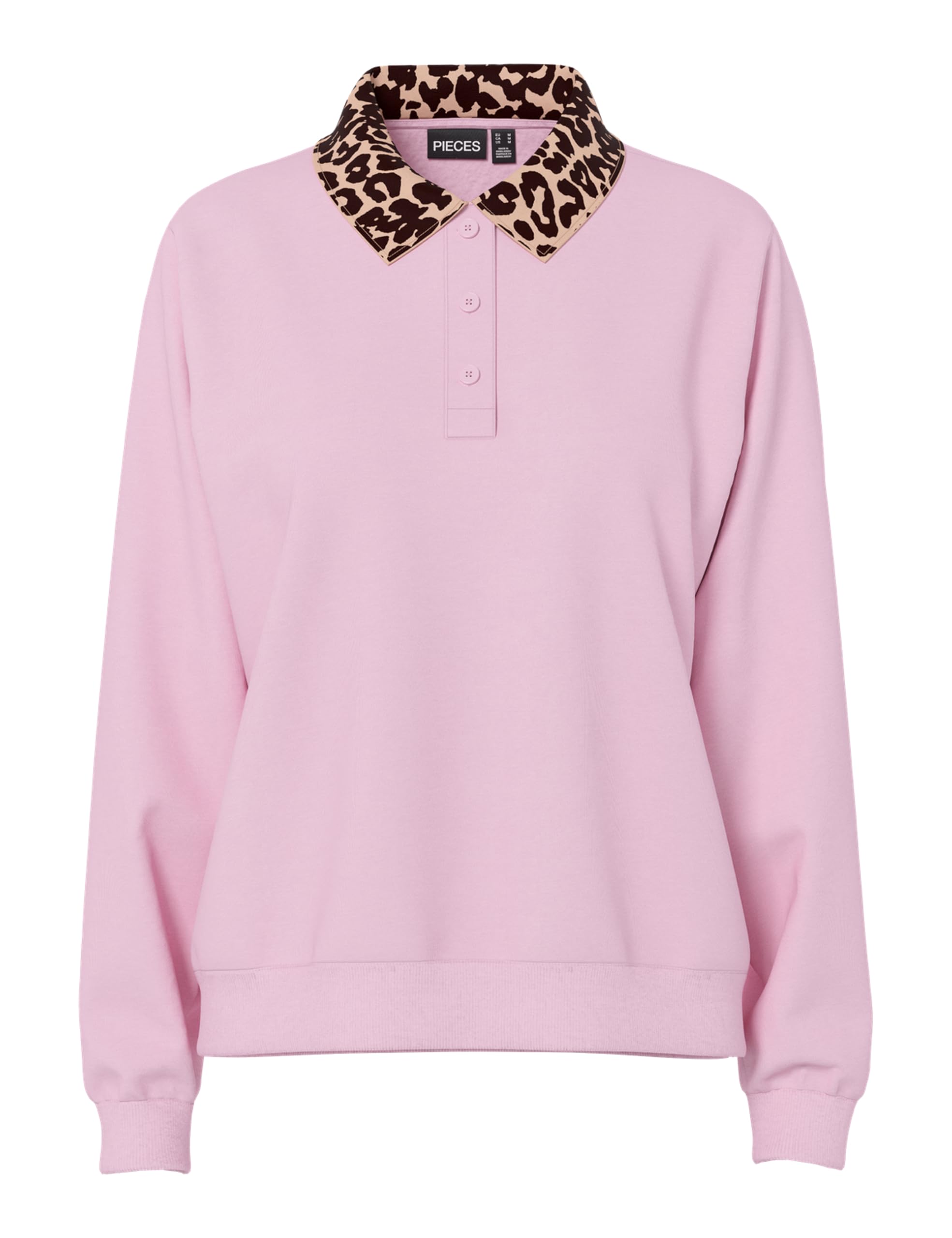 Pieces Pcjackie LS Jrs Polo FC polo donna taglia S in cotone