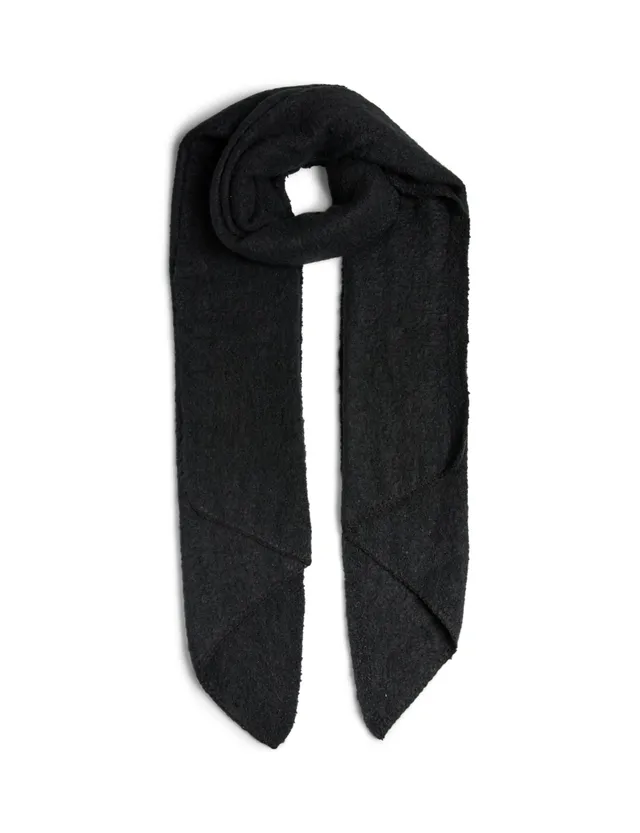 Pieces & Peace 17076047 sciarpa donna nera acrilico